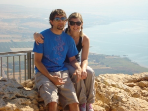 Overlooking the Sea of Galilee